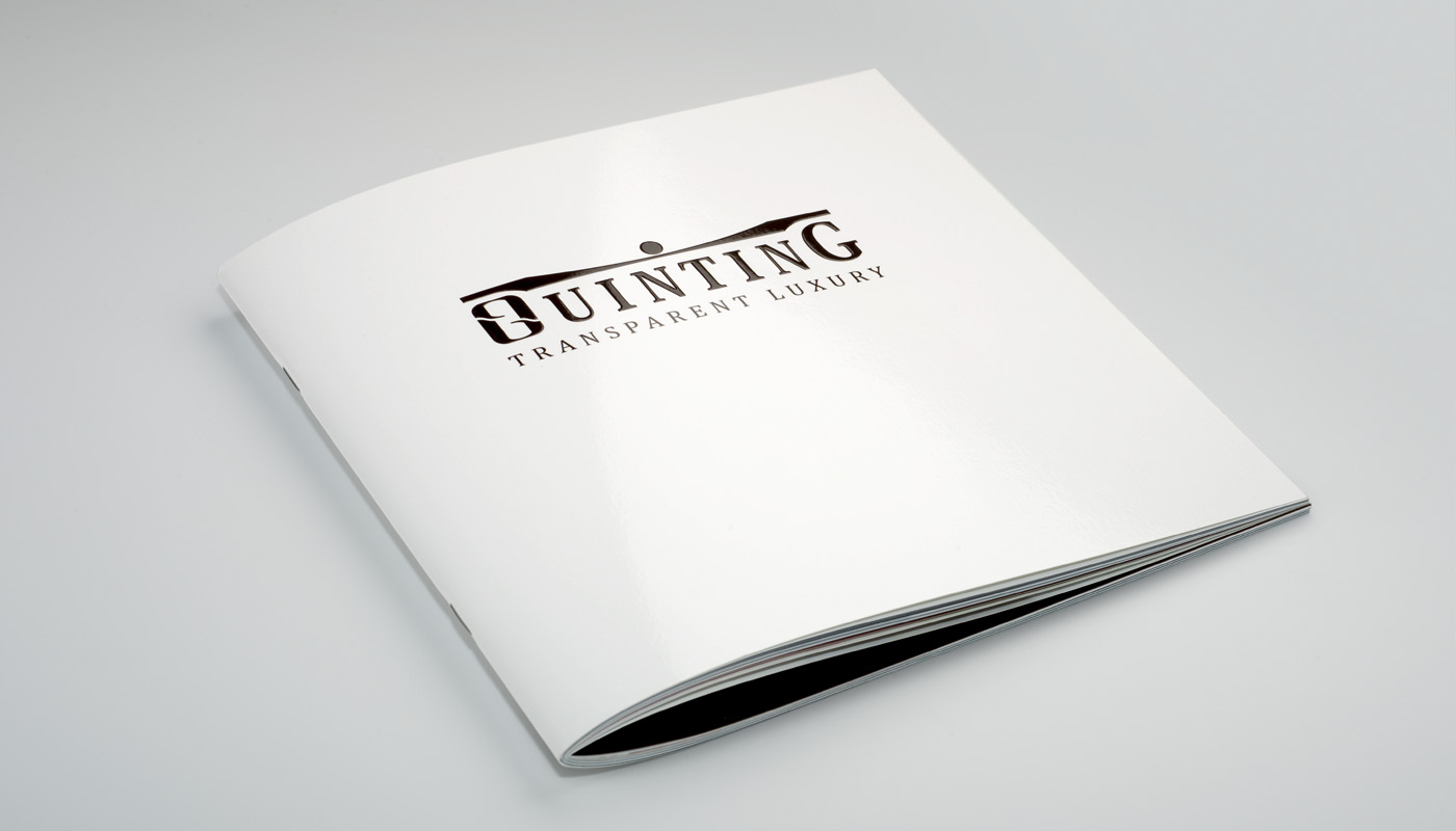 Design catalogue horlogerie (couverture) | Manufacture Quinting Genève.